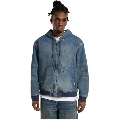 Dickies Blouson Bomber Hilham Khaki Tinted Blue L Homme - Publicité Dickies Blouson Bomber Hilham Khaki Tinted Blue L Homme - Publicité