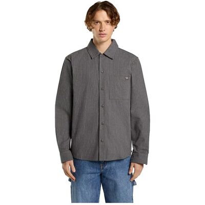 Dickies Chemise à Manches Longues Lima Pinstripe Charcoal M - Publicité Dickies Chemise à Manches Longues Lima Pinstripe Charcoal M - Publicité