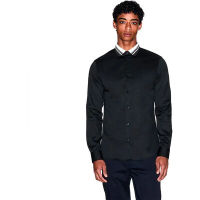 Giorgio Armani Exchange Chemise à Manches Longues Xm001224_af10192 Deep Navy L Homme - Publicité Giorgio Armani Exchange Chemise à Manches Longues Xm001224_af10192 Deep Navy L Homme - Publicité