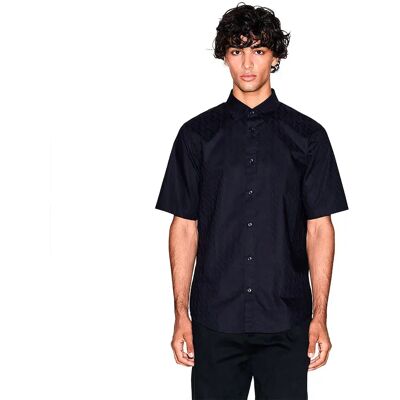 Giorgio Armani Exchange Chemise à Manches Courtes Xm001935_af16631 Deep Navy XS Homme - Publicité Giorgio Armani Exchange Chemise à Manches Courtes Xm001935_af16631 Deep Navy XS Homme - Publicité