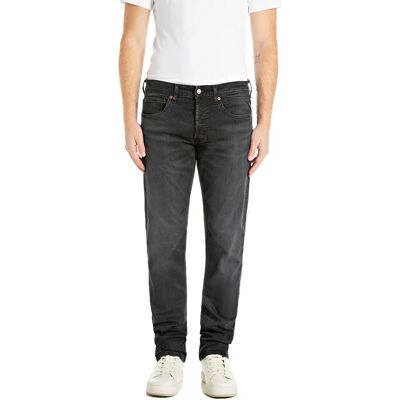 Replay Jean Ma972.000.573b914 Washed Black 31 Homme - Publicité Replay Jean Ma972.000.573b914 Washed Black 31 Homme - Publicité
