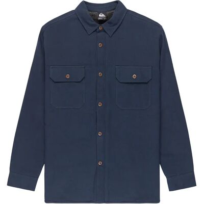 Quiksilver Chemise à Manches Longues Husson Dark Navy S Homme - Publicité Quiksilver Chemise à Manches Longues Husson Dark Navy S Homme - Publicité