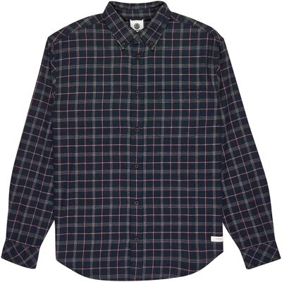 Element Chemise à Manches Longues Button Down Flannel Regular Fit Tartan Blue XS Homme - Publicité Element Chemise à Manches Longues Button Down Flannel Regular Fit Tartan Blue XS Homme - Publicité