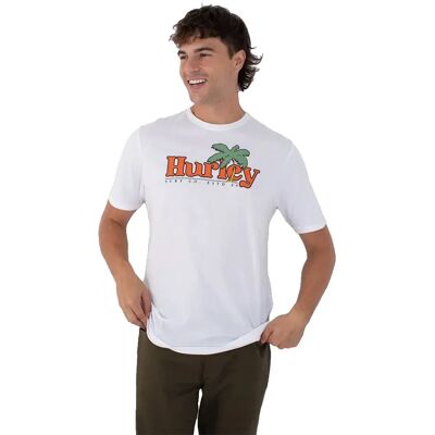 Hurley T-shirt à Manches Courtes Oz White L Homme - Publicité Hurley T-shirt à Manches Courtes Oz White L Homme - Publicité