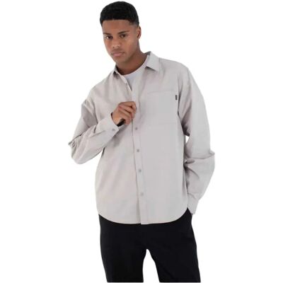 Hurley Chemise à Manches Longues Staple Twill Bone L Homme - Publicité Hurley Chemise à Manches Longues Staple Twill Bone L Homme - Publicité