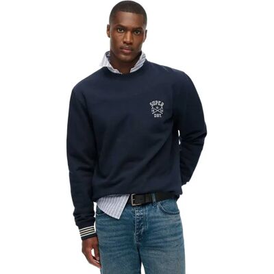 Superdry Sweat-shirt Athletic Club Nautical Navy XL Homme - Publicité Superdry Sweat-shirt Athletic Club Nautical Navy XL Homme - Publicité