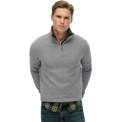 Superdry Pull à Demi-zip M6110682a Light Grey S Homme - Publicité Superdry Pull à Demi-zip M6110682a Light Grey S Homme - Publicité