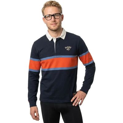 Superdry T-shirt à Manches Longues Vintage Athletic Stripe Rugby Navy Chest Band Stripe L Homme - Publicité Superdry T-shirt à Manches Longues Vintage Athletic Stripe Rugby Navy Chest Band Stripe L Homme - Publicité