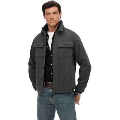 Superdry Chemise à Manches Longues Merchant Herringbone Mono Herringbone S Homme - Publicité Superdry Chemise à Manches Longues Merchant Herringbone Mono Herringbone S Homme - Publicité