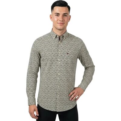 Fynch Hatton Chemise à Manches Longues 15098930 Dark Leaf L Homme - Publicité Fynch Hatton Chemise à Manches Longues 15098930 Dark Leaf L Homme - Publicité