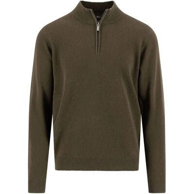 Fynch Hatton Pull à Demi-zip 1510358 Dark Khaki 2XL Homme - Publicité Fynch Hatton Pull à Demi-zip 1510358 Dark Khaki 2XL Homme - Publicité