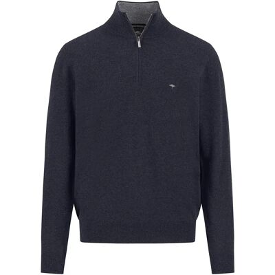 Fynch Hatton Pull à Demi-zip 1514802 Navy XL - Publicité Fynch Hatton Pull à Demi-zip 1514802 Navy XL - Publicité