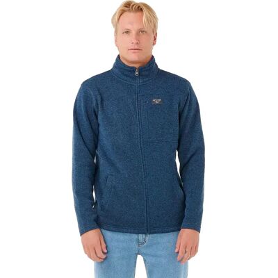 Rip Curl Sweat-shirt Zippé Crescent Light Navy S Homme - Publicité Rip Curl Sweat-shirt Zippé Crescent Light Navy S Homme - Publicité