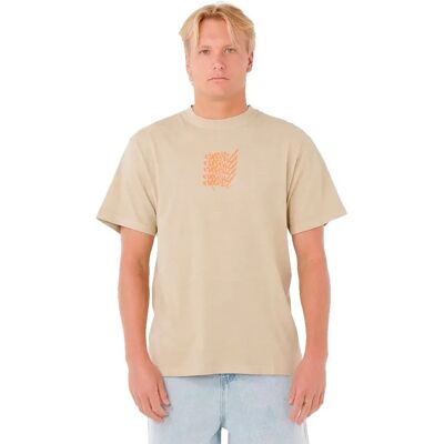 Rip Curl T-shirt à Manches Courtes Medina Stacker Khaki Sand XS Homme - Publicité Rip Curl T-shirt à Manches Courtes Medina Stacker Khaki Sand XS Homme - Publicité