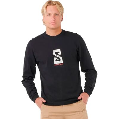 Rip Curl T-shirt à Manches Longues Search Gear Black L Homme - Publicité Rip Curl T-shirt à Manches Longues Search Gear Black L Homme - Publicité