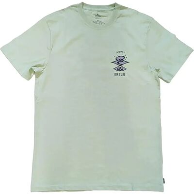 Rip Curl T-shirt à Manches Courtes Search Icon Green Mist S Homme - Publicité Rip Curl T-shirt à Manches Courtes Search Icon Green Mist S Homme - Publicité