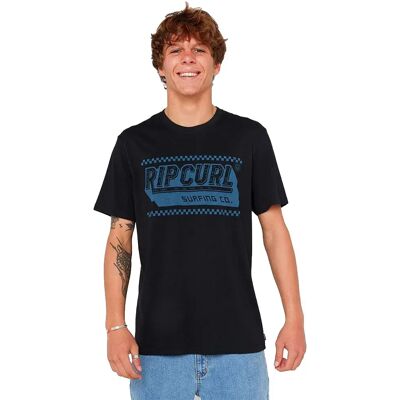 Rip Curl T-shirt à Manches Courtes Sportline Invader Black M Homme - Publicité Rip Curl T-shirt à Manches Courtes Sportline Invader Black M Homme - Publicité