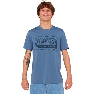 Rip Curl T-shirt à Manches Courtes Sportline Invader Bluefin S Homme - Publicité Rip Curl T-shirt à Manches Courtes Sportline Invader Bluefin S Homme - Publicité