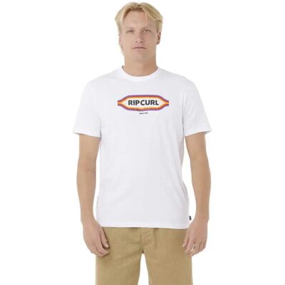 Rip Curl T-shirt à Manches Courtes Sunset White XS Homme - Publicité Rip Curl T-shirt à Manches Courtes Sunset White XS Homme - Publicité