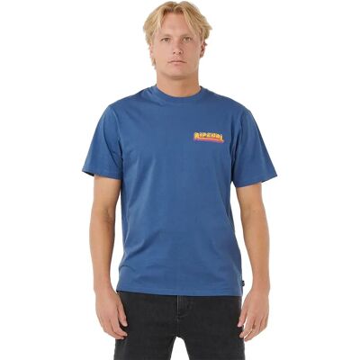 Rip Curl T-shirt à Manches Courtes Surf Trip Light Navy S Homme - Publicité Rip Curl T-shirt à Manches Courtes Surf Trip Light Navy S Homme - Publicité