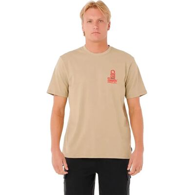 Rip Curl T-shirt à Manches Courtes Vaporcool Search Stack Khaki Rock XS Homme - Publicité Rip Curl T-shirt à Manches Courtes Vaporcool Search Stack Khaki Rock XS Homme - Publicité