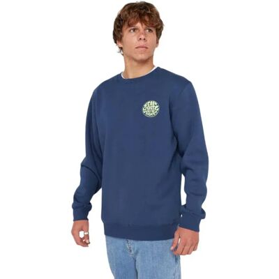 Rip Curl Sweat-shirt Wetsuit Icon Crew Light Navy M Homme - Publicité Rip Curl Sweat-shirt Wetsuit Icon Crew Light Navy M Homme - Publicité