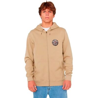 Rip Curl Sweat-shirt à Zip Wettie Passage Icon Khaki Sand L Homme - Publicité Rip Curl Sweat-shirt à Zip Wettie Passage Icon Khaki Sand L Homme - Publicité