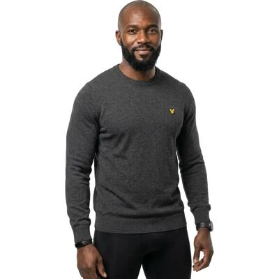Lyle & Scott Pull Kn2110vc Charcoal Marl M - Publicité Lyle & Scott Pull Kn2110vc Charcoal Marl M - Publicité