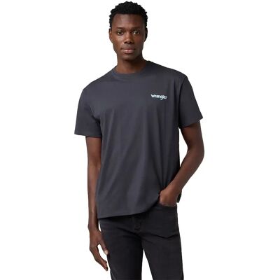 Wrangler T-shirt à Manches Courtes Vintage Faded Black S - Publicité Wrangler T-shirt à Manches Courtes Vintage Faded Black S - Publicité