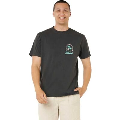 Rip Curl T-shirt à Manches Courtes Mod Cali Sunset Washed Black S Homme - Publicité Rip Curl T-shirt à Manches Courtes Mod Cali Sunset Washed Black S Homme - Publicité