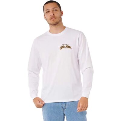 Rip Curl T-shirt à Manches Longues Poster Art Eddie Would Go White M Homme - Publicité Rip Curl T-shirt à Manches Longues Poster Art Eddie Would Go White M Homme - Publicité