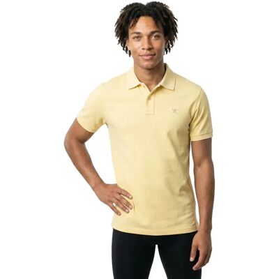 Hackett Polo à Manches Courtes Hm5600093 Slim Fit Pastel Yellow M Homme - Publicité Hackett Polo à Manches Courtes Hm5600093 Slim Fit Pastel Yellow M Homme - Publicité