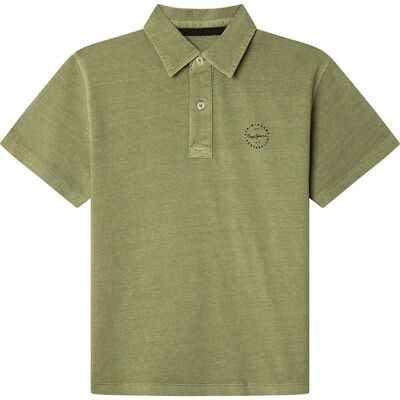 Pepe Jeans Polo à Manches Courtes Logan Dusky Green 16 Années Garçon - Publicité Pepe Jeans Polo à Manches Courtes Logan Dusky Green 16 Années Garçon - Publicité