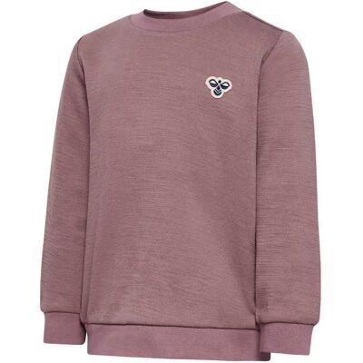 Hummel Sweat-shirt Mini Wool Bee Twilight Mauve 80 cm - Publicité Hummel Sweat-shirt Mini Wool Bee Twilight Mauve 80 cm - Publicité