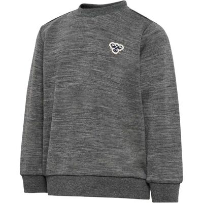 Hummel Sweat-shirt Mini Wool Bee Dark Grey Melange 80 cm - Publicité Hummel Sweat-shirt Mini Wool Bee Dark Grey Melange 80 cm - Publicité