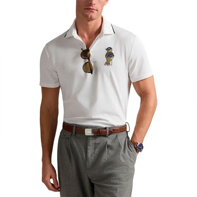 Polo Ralph Lauren Polo à Manches Courtes 785a98172 Ceramic White M Homme - Publicité Polo Ralph Lauren Polo à Manches Courtes 785a98172 Ceramic White M Homme - Publicité