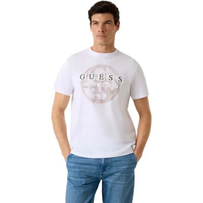 Guess T-shirt à Manches Courtes M6gi09k2989 Pure White M Homme - Publicité Guess T-shirt à Manches Courtes M6gi09k2989 Pure White M Homme - Publicité