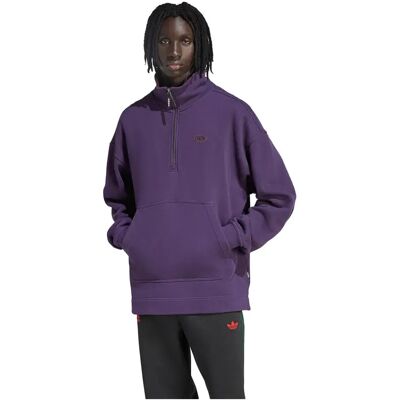 Adidas Originals Sweat à Demi-zip 90s Alternative Sport Graphic Fleece Aurora Plum M Homme - Publicité Adidas Originals Sweat à Demi-zip 90s Alternative Sport Graphic Fleece Aurora Plum M Homme - Publicité