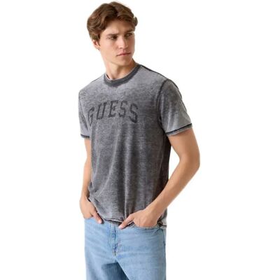 Guess T-shirt à Manches Courtes M6ri11kc4j0 Jet Black A996 S Homme - Publicité Guess T-shirt à Manches Courtes M6ri11kc4j0 Jet Black A996 S Homme - Publicité