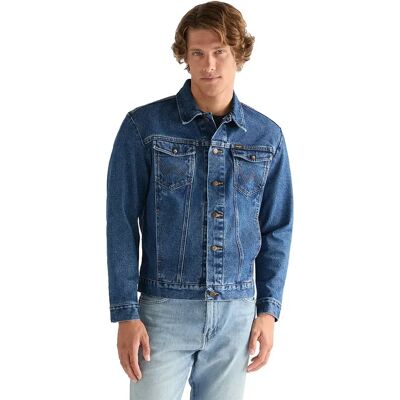 Wrangler Veste En Jean Cowboy Cut Stonewash M - Publicité Wrangler Veste En Jean Cowboy Cut Stonewash M - Publicité