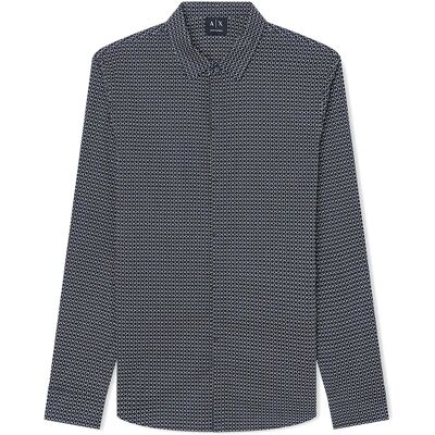 Giorgio Armani Exchange Chemise à Manches Longues Xm000625_af13184 Commas Deep Navy S Homme - Publicité Giorgio Armani Exchange Chemise à Manches Longues Xm000625_af13184 Commas Deep Navy S Homme - Publicité