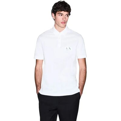 Giorgio Armani Exchange Polo à Manches Courtes Xm002231_af10366 Off White L Homme - Publicité Giorgio Armani Exchange Polo à Manches Courtes Xm002231_af10366 Off White L Homme - Publicité