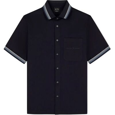 Giorgio Armani Exchange Chemise à Manches Courtes Xm002110_af22640 Deep Navy M Homme - Publicité Giorgio Armani Exchange Chemise à Manches Courtes Xm002110_af22640 Deep Navy M Homme - Publicité