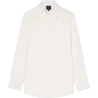 Giorgio Armani Exchange Chemise à Manches Longues Xm002319_af24533 Off White L Homme - Publicité Giorgio Armani Exchange Chemise à Manches Longues Xm002319_af24533 Off White L Homme - Publicité
