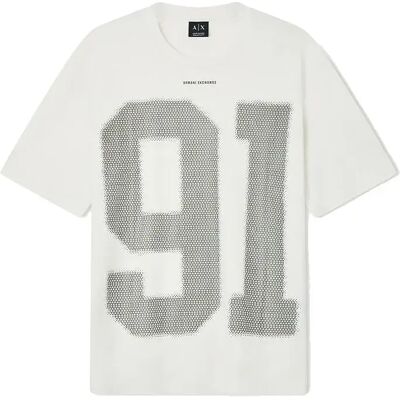 Giorgio Armani Exchange T-shirt à Manches Courtes Xm002510_af10358 Cream L Homme - Publicité Giorgio Armani Exchange T-shirt à Manches Courtes Xm002510_af10358 Cream L Homme - Publicité