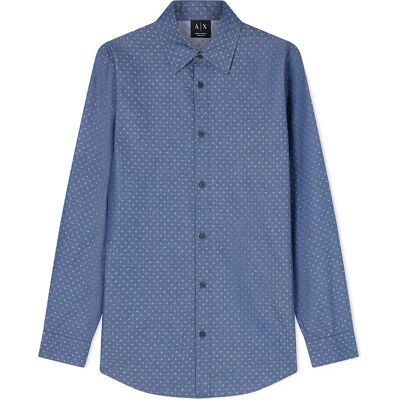 Giorgio Armani Exchange Chemise à Manches Longues Xm002739_af24681 Letters Slope XS Homme - Publicité Giorgio Armani Exchange Chemise à Manches Longues Xm002739_af24681 Letters Slope XS Homme - Publicité