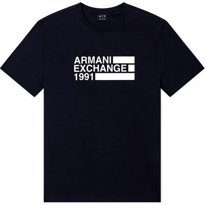 Giorgio Armani Exchange T-shirt à Manches Courtes Xm002788_af10356 Deep Navy M Homme - Publicité Giorgio Armani Exchange T-shirt à Manches Courtes Xm002788_af10356 Deep Navy M Homme - Publicité