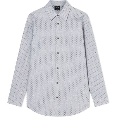 Giorgio Armani Exchange Chemise à Manches Longues Xm002811_af24739 Logo Ax Mesh O.White L Homme - Publicité Giorgio Armani Exchange Chemise à Manches Longues Xm002811_af24739 Logo Ax Mesh O.White L Homme - Publicité