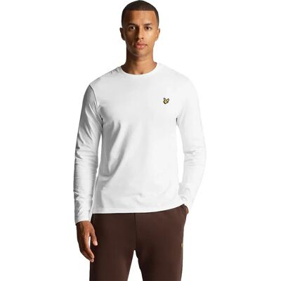 Lyle & Scott T-shirt à Manches Longues Plain White L - Publicité Lyle & Scott T-shirt à Manches Longues Plain White L - Publicité