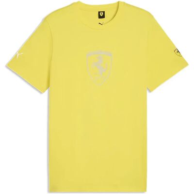 Puma T-shirt à Manches Courtes Ferrari Tonal Shield Speed Yellow M Homme - Publicité Puma T-shirt à Manches Courtes Ferrari Tonal Shield Speed Yellow M Homme - Publicité